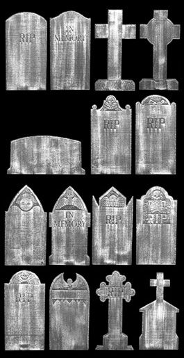 Gravestone types Grave Stone, Halloween Outside, Halloween Graveyard, Halloween Tombstones, Adornos Halloween, Halloween 2016, Halloween Yard, Theme Halloween, Halloween Inspiration