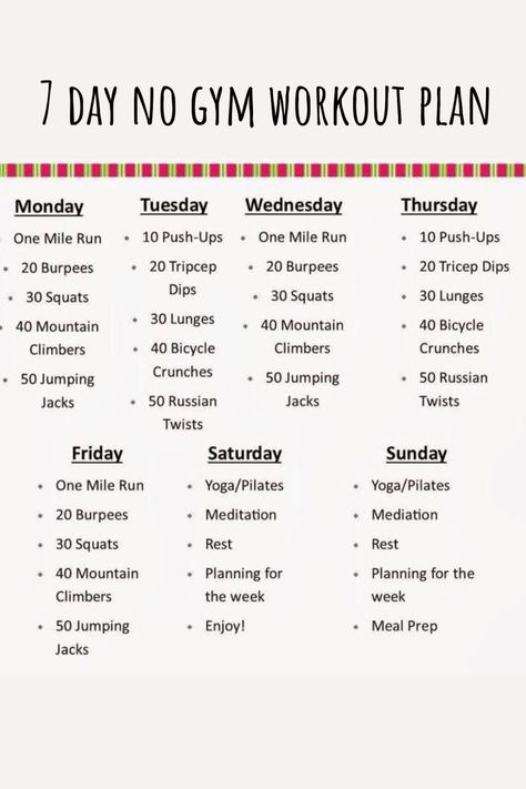 7 Day Exercise Plan, 7 Days Gym Workout Plan, Day To Day Workout Plan, 4 Week Workout Challenge, Fun Exercise Ideas For Women At Home, 40 Day Workout Plan, New Year Workout Plan, Days Of The Week Workout Schedule, Workout Starter Plan