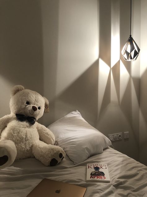 Beige and nude teddy bear Beige Teddy Bear, In The Room, Mystery Thriller, The Room, Teddy Bear, Bedroom, Animals, Quick Saves