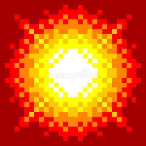 8-Bit Pixel-art Explosion. On a Red Background , #spon, #art, #Pixel, #Bit, #Background, #Red #ad Gaming Background, Background Game, Supernova Explosion, Cool Pixel Art, Pixel Design, 8 Bits, Artist Blog, Pixel Art Design, Unusual Design