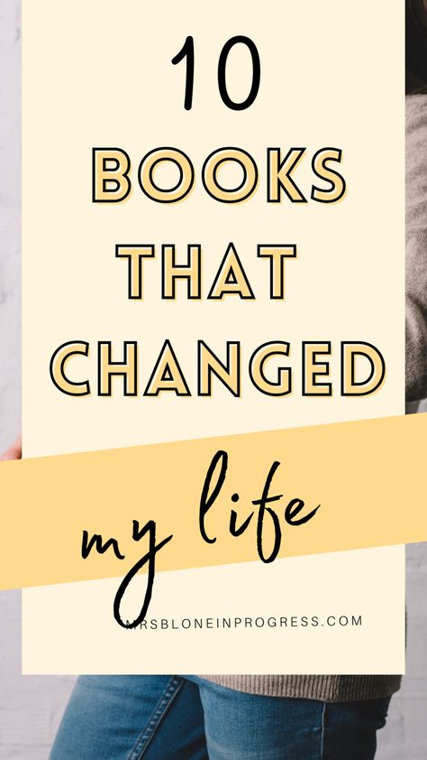 10 books that changed my life Manifesting Good Things, Books Motivational, Book Club Recommendations, Growth Books, Habit Books, Happiness Habits, Personal Growth Books, Development Books, Best Self Help Books