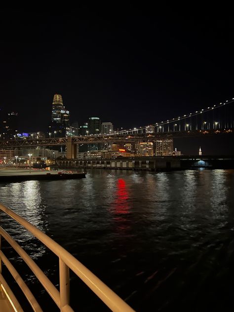 san francisco bay bridge from boat pov San Francisco Bay Bridge, Bay Bridge San Francisco, City Vibes, City Vibe, 2024 Vision, San Francisco Bay, Bay Bridge, Opera House, Sydney Opera House