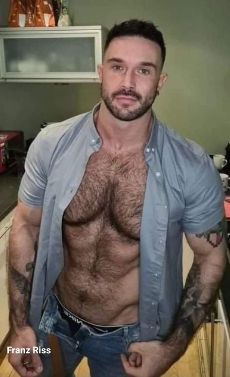 Adam Demos, Alfa Male, Handsome Bearded Men, Scruffy Men, Open Shirt, Beefy Men, Bearded Man, Bear Men, Muscular Men