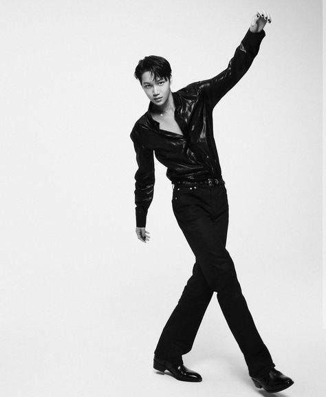 EXO KAI photo for Yves Saint Laurent Marie Claire Korea, Men Fashion Photoshoot, Male Models Poses, Mens Fashion Photography, Ysl Beauty, Exo Members, March 2023, Kim Jongin, Exo Kai