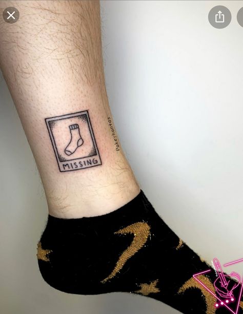 Socks Tattoo Ideas, Sock Tattoo Ideas, Socks Tattoo, Stick And Poke Tattoos, Sock Tattoo, Lightbulb Moment, Stick And Poke Tattoo, Stick N Poke, Stick N Poke Tattoo