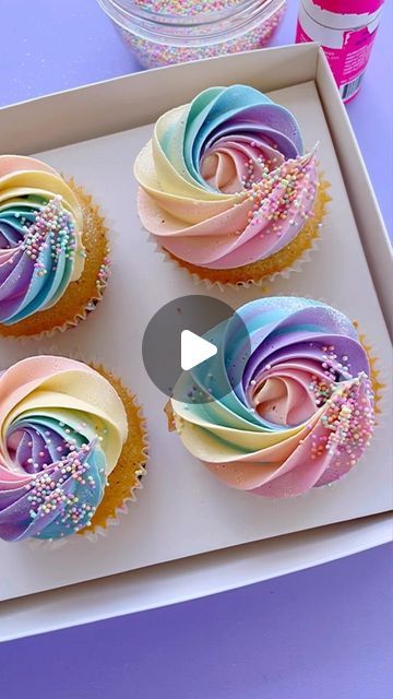 Cupcakes, Cakes & Cookies -Sunshine Coast on Instagram: "Did you hear the news? 🗞️  . I will be doing demonstrations of my under the sea and rainbow cupcakes at the international cake show  from the 14th til the 16th of April 😍 . You will be able to find me at the cakers paradise stand on Friday 1:30pm, Saturday 10:30am and Sunday 10:30 am.  . You will also be able to catch a few others at the @cakersparadise so stay tuned to see who else will be bringing you some total decorating inspo 🤩🤩🤩 . Make sure you grab a ticket and come along ☺️ I can’t wait and make sure you come and say hello and get some of your burning decorating questions answered 🥰 . Who’s going?!? Comment below 👇🏻  . . 🌈 @cakersparadise  🌈 @get.sprinkled  🌈 @loyalbakeware  🌈 @colour.mill  🌈 @olbaa_cake_box  . . Rainbow Cupcakes Ideas, Pastel Rainbow Cupcakes, Rainbow Cupcake Cake, Unicorn Cupcake Cake, Rainbow Unicorn Cupcakes, Under The Sea Cupcakes, Unicorn Cake Decorations, Sea Cupcakes, Rainbow Unicorn Cake