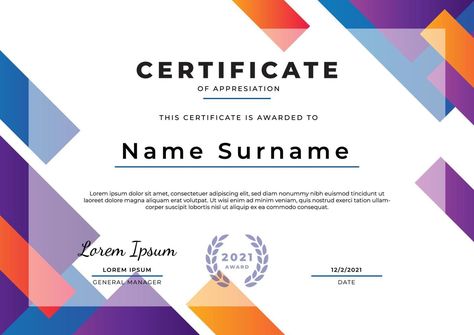 Attendance Certificate, Certificate Design Template, Certificate Design, Certificate Templates, Being Used, Design Template, Template Design, Pie Chart, Clip Art