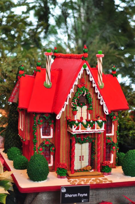 Homemade Gingerbread House, Cool Gingerbread Houses, Ginger House, Gingerbread House Parties, Gingerbread House Designs, Gingerbread House Cookies, House Parties, Gingerbread Crafts, Gingerbread Christmas Decor