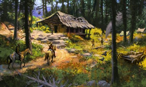 Red Dead Redemption Concept Art, Sonic Pirate, Wolf Witch, The Waste Land, College Core, Fantasy Western, Video Game Concept Art, Waste Land, Western Games