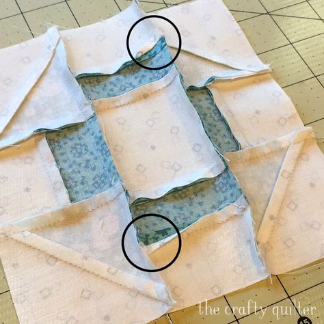 How to fix and prevent flipped seam allowances. It's easy! @ The Crafty Quilter Quilting Scraps, Quilting Hacks, Quilting Digest, Beginning Quilting, Quilt Techniques, Quilt Tips, Quilting Tools, Sewing Things, Quilt As You Go