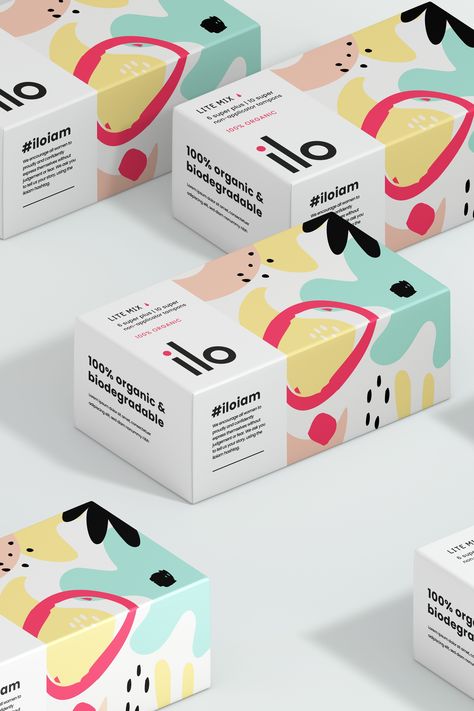 Line Art Packaging Design, Product Packaging Illustration, Packaging Box Design Creative, Pop Packaging Design, Fun Label Design, Graphic Packaging Design, Aesthetic Packaging Design, Branding Design Packaging Boxes, Package Design Box