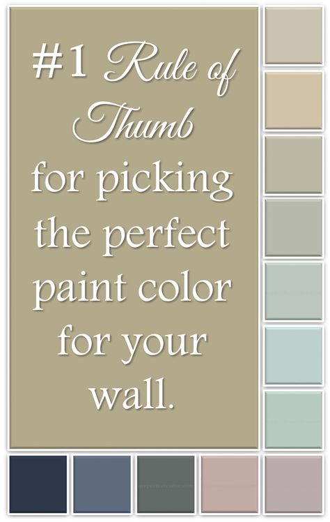 How to get the right paint color Interior Paint Colors Schemes, Casa Clean, Perfect Paint Color, Paint Color Schemes, Rule Of Thumb, Room Paint Colors, Bedroom Paint Colors, Interior Paint Colors, Paint Colors For Home