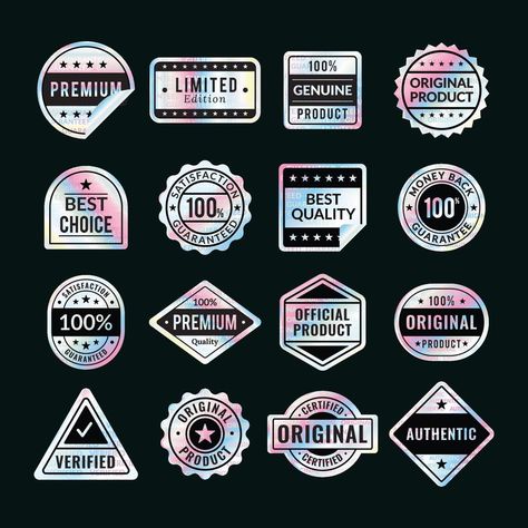 hologram sticker collection Hologram Design, Event Stickers, Y2k Stickers, Y2k Icons, Corporate Event Design, Holographic Stickers, Hologram Stickers, Catalog Design, Sticker Collection