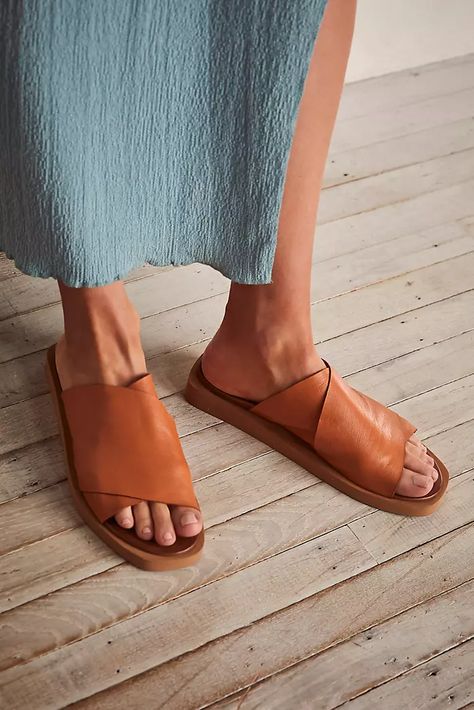 Shoes Boots Heels, Fringe Sandals, Heels Sneakers, Brown Fits, Beautiful Sandals, Rounded Square, Tights And Boots, Slip On Sandals, Free People Shoes