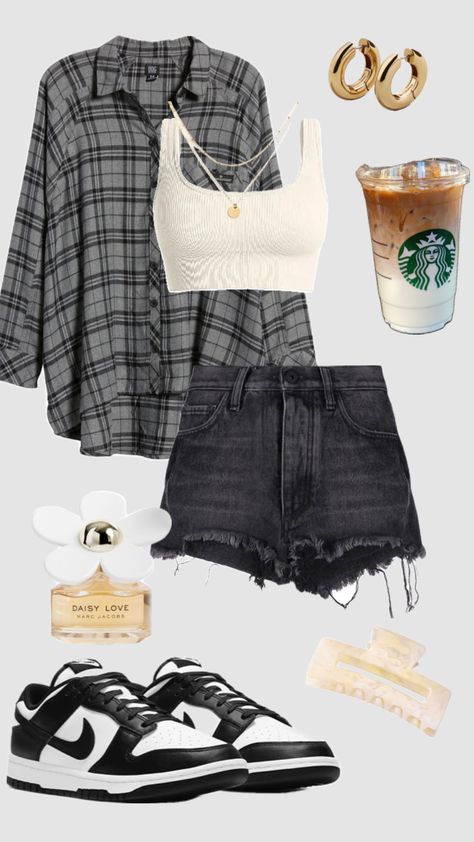 Outfit Inspo Summer, Casual Preppy Outfits, Trendy Outfits For Teens, Cute Lazy Day Outfits, Lazy Day Outfits, Cute Preppy Outfits, Trendy Summer Outfits, Girls Summer Outfits, Cute Comfy Outfits