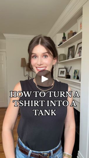 290K views · 6.8K reactions | How to turn a tshirt into a tank. Will you be trying this hack? | Rebecca Kahane Pankow | beccakahane · Original audio How To Make A Tank Top Out Of A Tshirt, Smart Dressing, T Shirt Hacks, Clothes Hacks, Shirt Hacks, Shirt Tie, Diy Clothing, Fashion Hacks, August 25