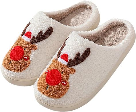 Holiday Slippers, Cozy Shoes, Christmas Slippers, Indoor Outdoor Slippers, Winter Slippers, Outdoor Slippers, Fuzzy Slippers, Warm Slippers, Slippers Cozy