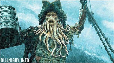 Davy Jones Davy Jones, Pirates Of The Caribbean, The Caribbean, Octopus