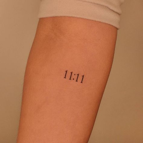 11:11 Tattoo Ankle, 1111 Font Tattoo, 11 11 Tattoo Fonts, 11:11 Tattoo Forearm, 11:11 Tattoo With Butterfly, Dainty 11:11 Tattoo, 11:11tattoo Ideas, 11 11 Tattoo On Hand, 11 11 Font Tattoo