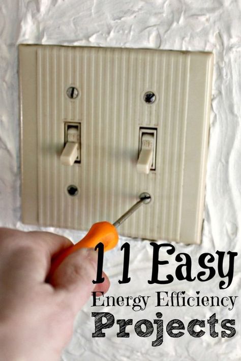 11 Easy Ways To Make Your Home Energy Efficient #PGEhome #ad  With the arrival of fall and winter comes the return of home heating bills. Rising fuel costs means finding easy ways to make your home energy efficient is even more important now than ever. We live in an old house that was built in 1865. As much as I love the character and charm of an old house, it does mean that our home is not as energy efficient as it could be. That’s something that we’re working on a little bit more each year. Natural House, Easy Home Improvement, Home Energy, Energy Saving Tips, Frugal Lifestyle, Budget Tips, Energy Projects, Energy Efficient Homes, Family Handyman