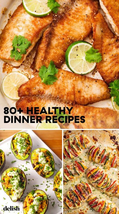 80 Healthy Dinners You'll Actually Look Forward To Healthyish Dinner, Crockpot Vegetarian, Dinner Recipes Ideas, Quick Chicken, Dinner Food, Food Dinner, Heart Healthy Recipes, Quick Healthy, Easy Healthy Dinners