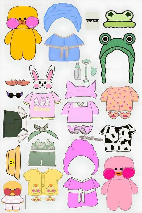 Buku Diy, ليلو وستيتش, Paper Cut Outs, Free Printable Paper Dolls, Paper Doll Printable Templates, Paper Dolls Clothing, Paper Dolls Diy, Hello Kitty Crafts, Paper Toys Template