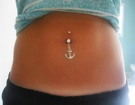 Cute Belly Button Rings, Anchor Piercing, Rings Summer, Cute Belly Rings, Belly Button Piercings, Belly Piercings, Bellybutton Piercings, Cute Piercings, Navel Piercing