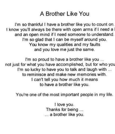 Brother Poems From Sister, Birthday Caption For Brother, Lines For Brother, Birthday Sister Quotes, Birthday Captions For Myself, Happy Birthday Brother Quotes, Birthday Message For Brother, Brother Poems, Birthday Paragraph