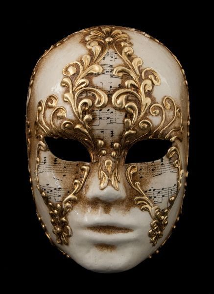 Venetian Mask Full Face, Full Masquerade Mask, Full Face Mask Design Art, Porcelain Doll Mask, Full Face Masquerade Mask, Masquerade Mask Full Face, Venetian Masks Art, Italian Masks, Theater Masks