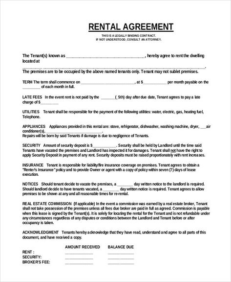 Basic Rental Agreement Free Printable, Lease Agreement Landlord, Lease Agreement Free Printable, Roommate Agreement, Room Rental Agreement, Tenancy Agreement, Eviction Notice, Rental Agreement Templates, Rental Application