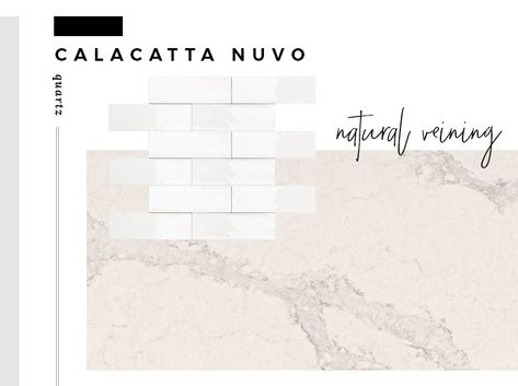 My Favorite Quartz Swatches + Backsplash Pairings - Room for Tuesday Calcutta Nuvo, Calcutta Quartz Counter Tops, Caesarstone Calacatta Nuvo, Calacatta Nuvo, Quartz Backsplash, Calacatta Quartz, Room For Tuesday, Soapstone Countertops, Formica Countertops