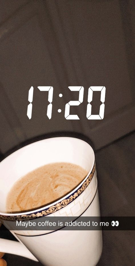 Coffee Streaks Snapchat, Coffee Snap Ideas, Morning Streaks Snapchat, Funny Instagram Stories, Coffee Snapchat Stories, Coffee Snap, Study Snaps Ideas, Snapchat Hacks, Tea Lover Quotes