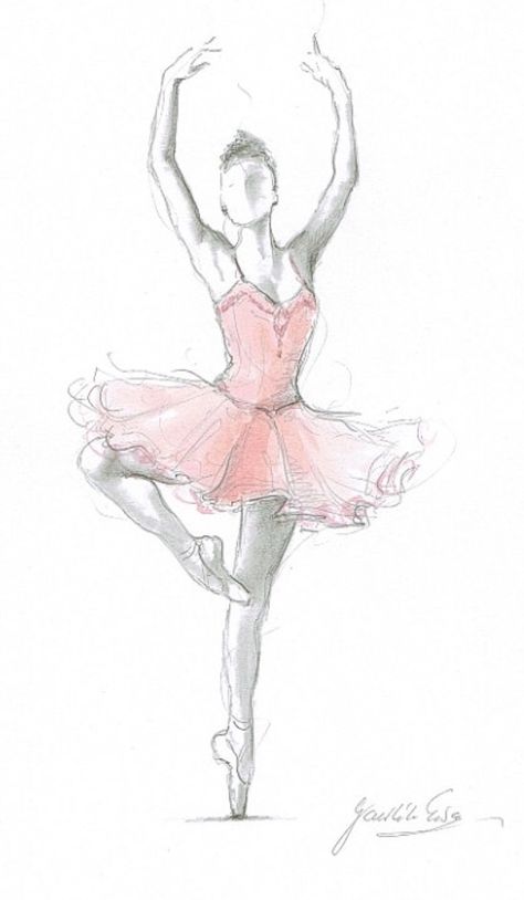 Ballet Dancer Drawing, Past Drawing, Using Pastels, Ballerina Watercolor, Ballerina Sketch, Ballet Illustration, Dancer Drawing, Ballet Drawings, Ballerina Drawing