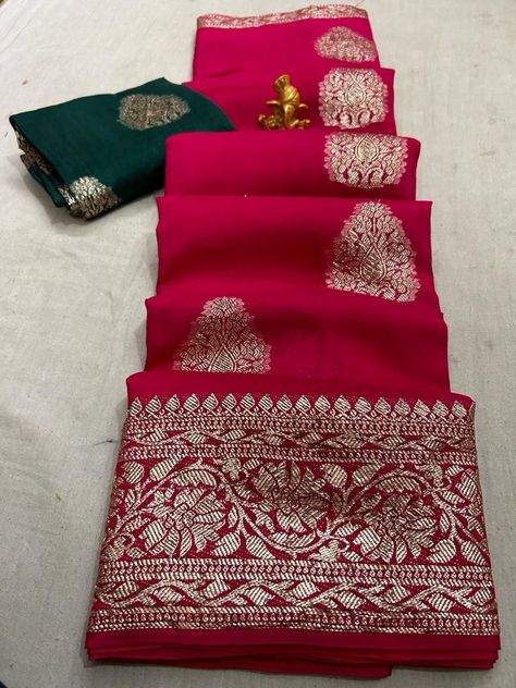 Fancy Sarees With Price, Saree Pattern, Dola Silk Saree, Kalamkari Fabric, Latest Silk Sarees, Party Wear Sarees Online, Saree Wearing Styles, Simple Saree Designs, Floral Print Sarees