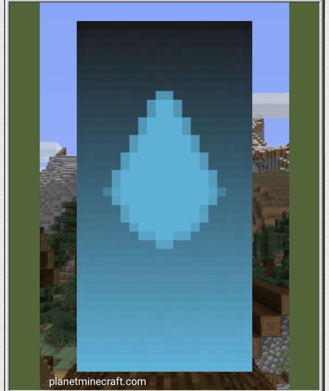 Water Banner Minecraft, Blue Banner Minecraft, Banners Minecraft, Mc Banner, Banners Ideas, Minecraft Hacks, Minecraft Banner, Banner Art, Minecraft Structures