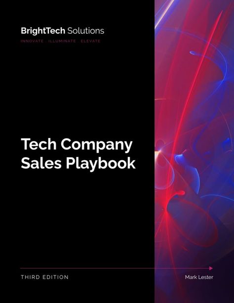 Tech Company Sales Playbook Template Playbook Design, Sales Playbook, Tech Company, Play Book, Data Visualization, Tech Companies, To Create, Design Ideas, How To Apply