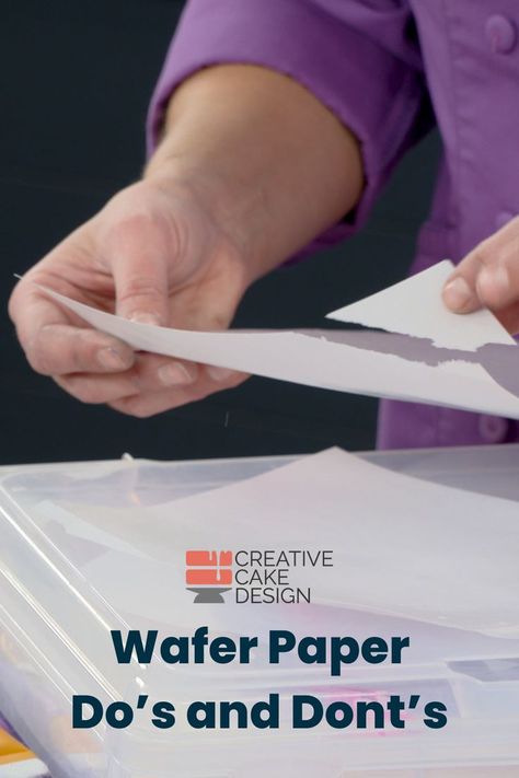 Wafer paper is a flexible sheet of edible paper that can be manipulated into many different shapes. This medium has several uses like making flowers, bows, sails, and wraps to name few, but it can be a little finicky by being too dry or too wet. Making Wafer Paper Flowers, Wafer Paper Sail Tutorial, Wafer Paper Flowers Tutorial How To Make, Wafer Paper Cookies, Wafer Paper Sails, Wafer Paper Cake Ideas, How To Use Wafer Paper On Cakes, Wafer Paper Techniques, How To Make Wafer Paper Flowers