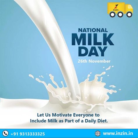 National Milk Day, 9 September, 26 November, Daily Diet, Nutrition, Personal Care, Milk, India, Let It Be