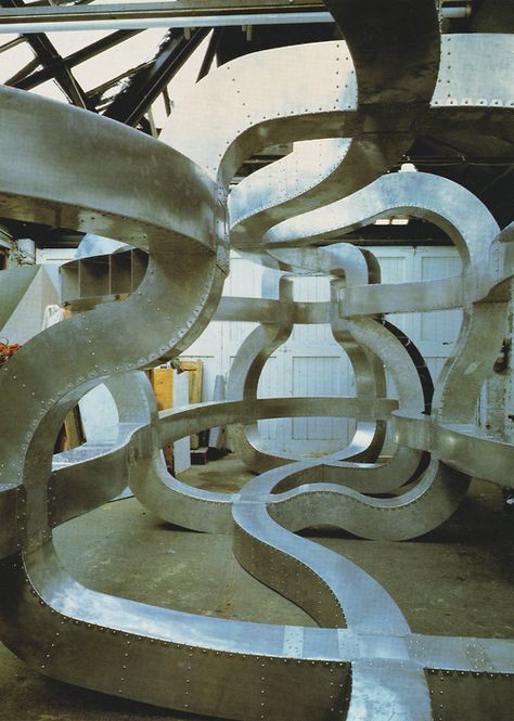 trioxic: “ Richard Deacon Body of Thought 1987-1988 ” Richard Deacon, 3d Drawings, Steel Sculpture, Sculpture Installation, Modern Sculpture, Installation Art, Sculpture Art, Really Cool Stuff, Contemporary Art