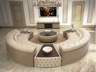 Curved Sofa Living Room, Circle Sofa, Sleepover Room, Luxury Sofa Design, Corner Sofa Design, Living Room Tv Unit Designs, Sofa Bed Design, Living Room Sofa Set, Round Sofa