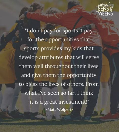 Parenting Teens & Tweens on Instagram: "Sports can be such a powerful and profound influence on a kid if you look at it in the right way." Kids Sports Quotes, Birthday Party Locations, Sports Parent, Favorite Sayings, Sports Quotes, The Lives Of Others, Parenting Teens, Kids Sports, Worth It