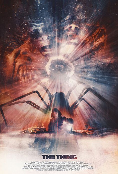 The Thing (1982) [700 x 1037] The Thing Poster, The Thing Movie Poster, Mondo Posters, The Thing 1982, Sci Fi Horror Movies, Cult Movie, Horror Movie Icons, Horror Artwork, New Retro Wave