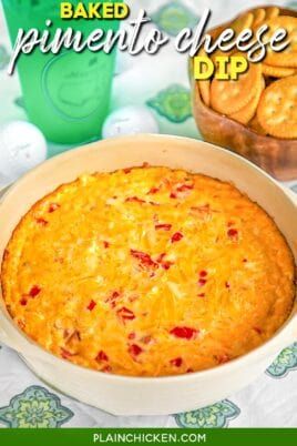 Low Carb Archives - Page 9 of 13 - Plain Chicken Baked Pimento Cheese, Masters Recipes, Peppers Cream Cheese, Pimento Cheese Dip Recipe, Baked Cheese Dip, Masters Party, The Masters Tournament, Savory Dips, Pimento Cheese Dip