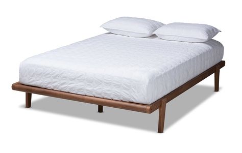 George Oliver Comfrey Mid-Century Platform Bed & Reviews | Wayfair Walnut Bed Frame, King Platform Bed Frame, Queen Platform Bed Frame, Studio Bed, Walnut Bed, Full Platform Bed, Queen Size Platform Bed, Modern Platform Bed, King Platform Bed