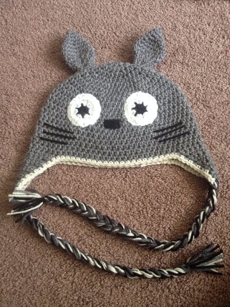 Hey, I found this really awesome Etsy listing at https://www.etsy.com/listing/165518337/totoro-beanies Totoro Hat, Pokemon Beanie, Anime Beanie, Mermaid Tails For Kids, Anime Hats, Christmas Beanie, Crochet Sunflower, Moustaches, Grey Beanie