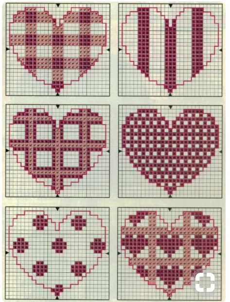 Heart Cross Stitch Pattern, Cross Stitch Love, Plastic Canvas Patterns Free, Pola Kristik, Cross Stitch Heart, Cross Stitch Borders, Cross Stitch Cards, Needlepoint Patterns, Plastic Canvas Crafts