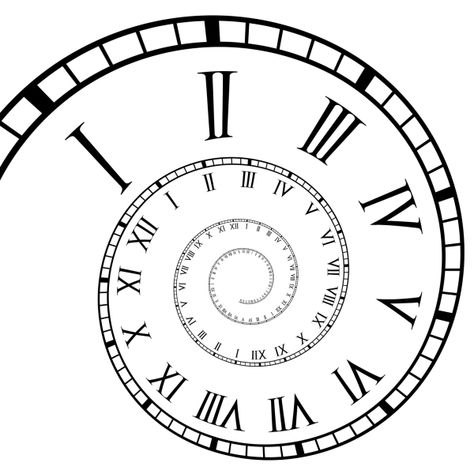 bigstock-Spiral-Roman-Numeral-Clock-Tim-15929093 Roman Numeral Clock Face, Clock Tattoos, Compass Clock, Clock Stencils, Roman Clock, Clock Drawings, Compass Drawing, Roman Numeral Clock, Clock Tattoo Design