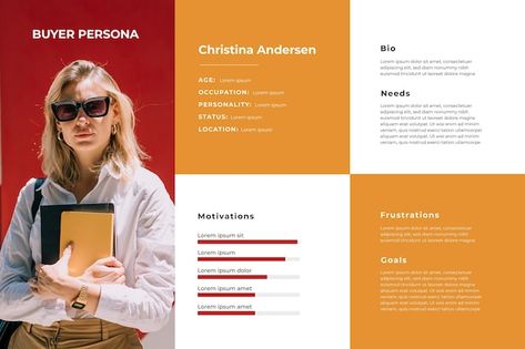 Buyer persona infographics with photo | Free Vector #Freepik #freevector #persona-template #buyer-persona #options #info Buyer Persona Template, Persona Template, Personas Design, Buyer Persona, Photos Of Women, Man Photo, Design Inspo, Graphic Resources, Persona