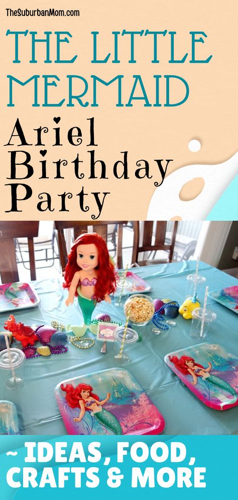 Arielle Theme Party, Pink Ariel Birthday Party, Ariel Birthday Party Games, Ariel 3rd Birthday Party, Little Mermaid Pool Birthday Party, Ariel Under The Sea Birthday Party, Ariel 4th Birthday Party, Ariel Bday Party Ideas, Mermaid Princess Birthday Party