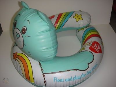 Vintage 80's Care Bears Inflatable Pool Float Toy RARE | #155971037 Dream Party Ideas, Fursona Oc, Inflatable Pool Toys, Vintage Care Bears, 80s Bedroom, Pool Toy, Inflatable Pool Floats, Dream Party, Inflatable Toy